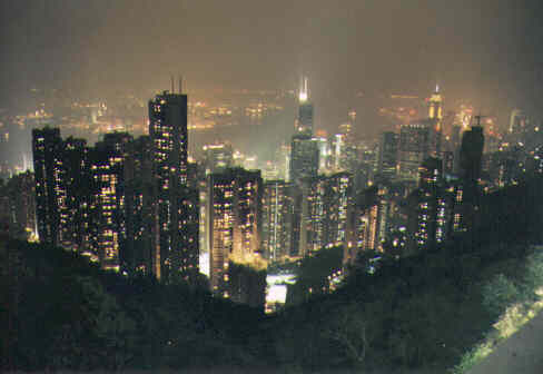 HK - Island - victoria peak - night